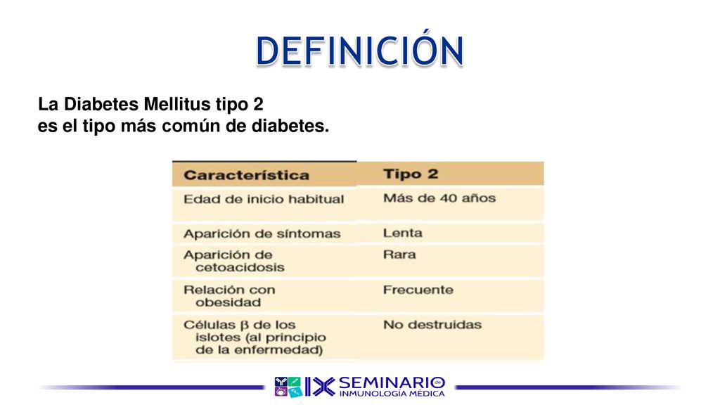 DEFINICIÓN La Diabetes Mellitus tipo 2