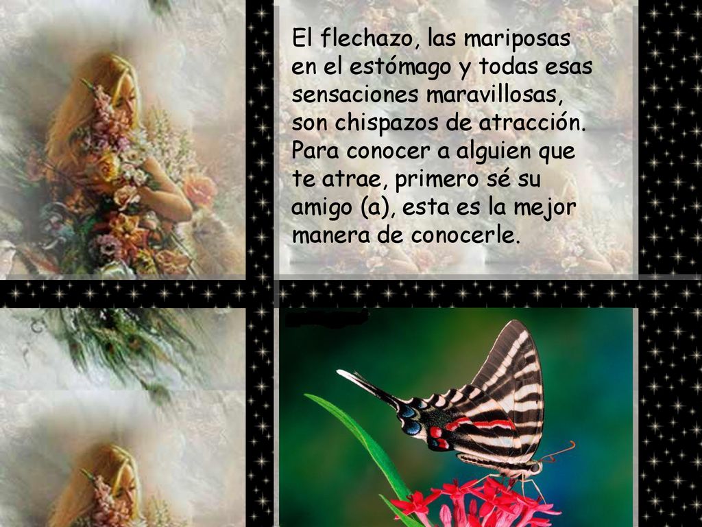 El flechazo, las mariposas en el estómago y todas esas sensaciones maravillosas, son chispazos de atracción.