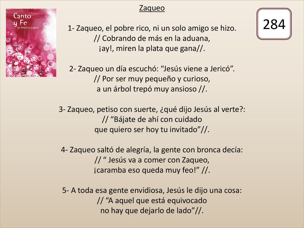 Zaqueo 1- Zaqueo, el pobre rico, ni un solo amigo se hizo