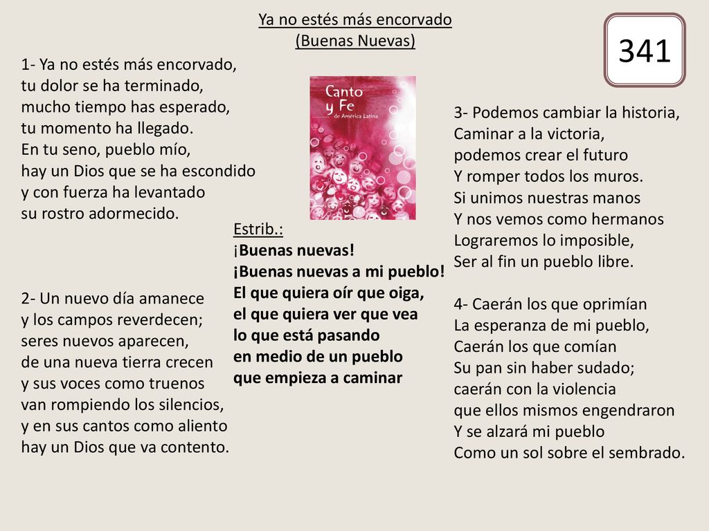 Ya no estés más encorvado (Buenas Nuevas)