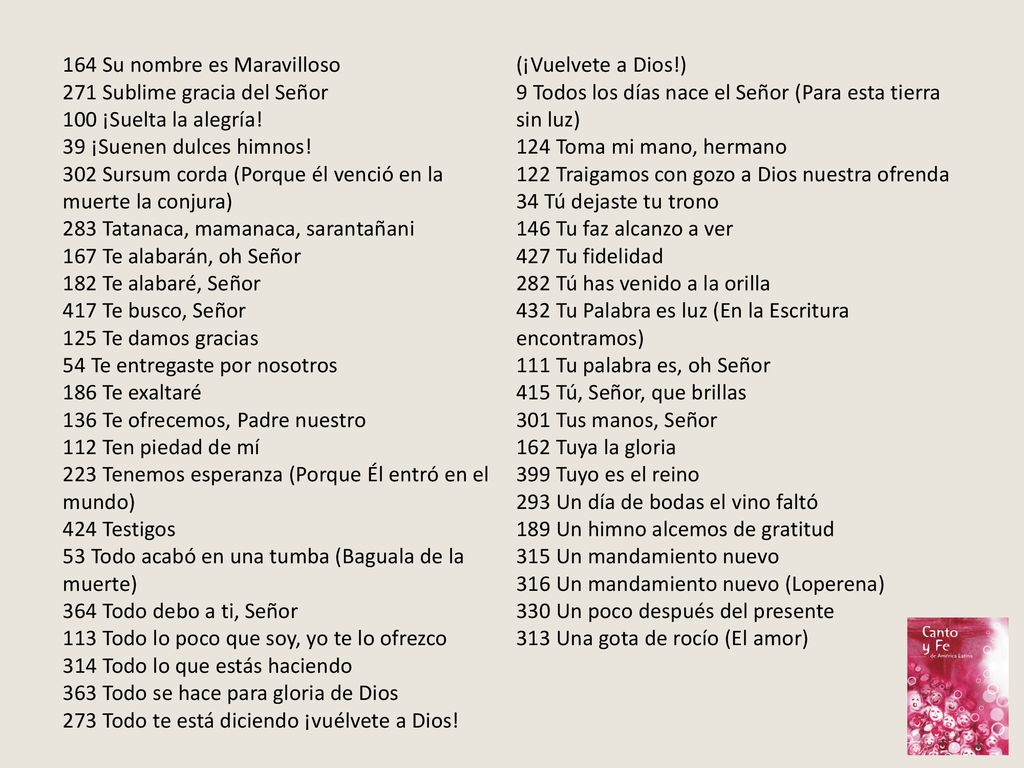 273 Todo te está diciendo ¡vuélvete a Dios! (¡Vuelvete a Dios!)