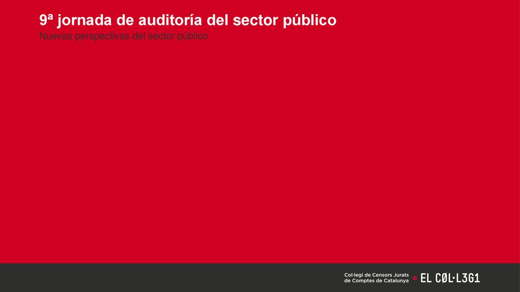 9ª jornada de auditoría del sector público
