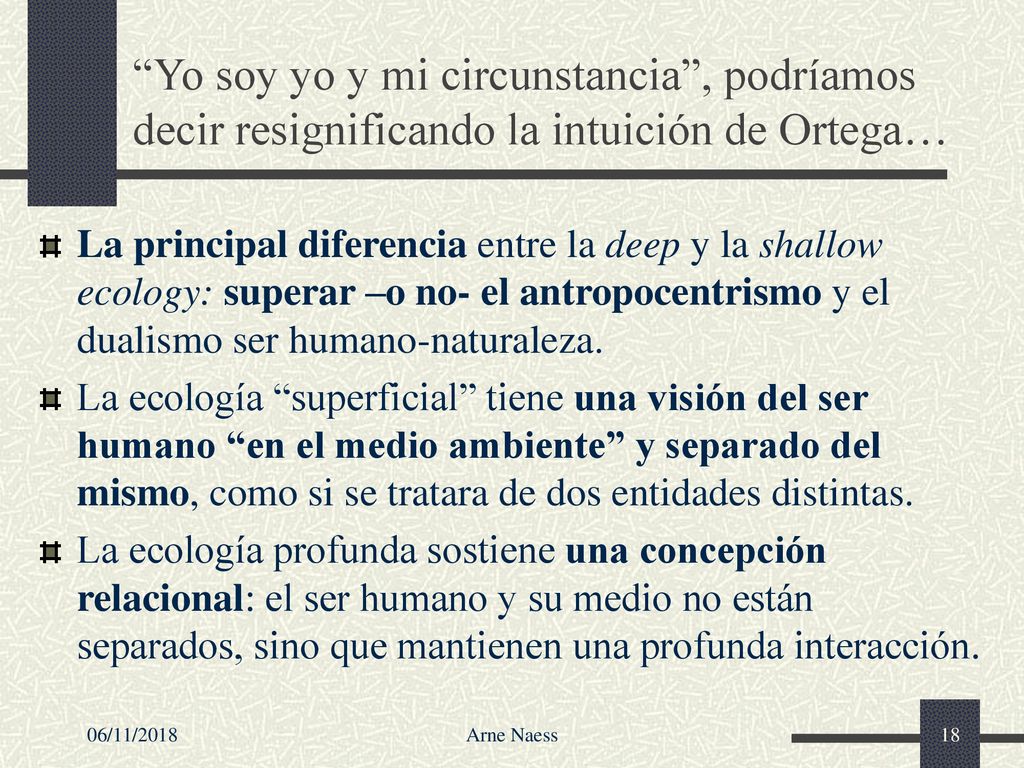 Yo soy yo y mi circunstancia , podríamos decir resignificando la intuición de Ortega…