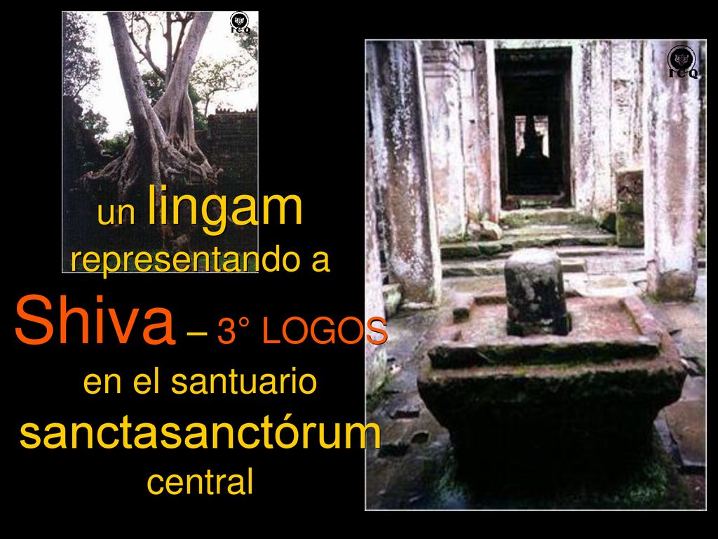 un lingam representando a Shiva – 3° LOGOS en el santuario sanctasanctórum central