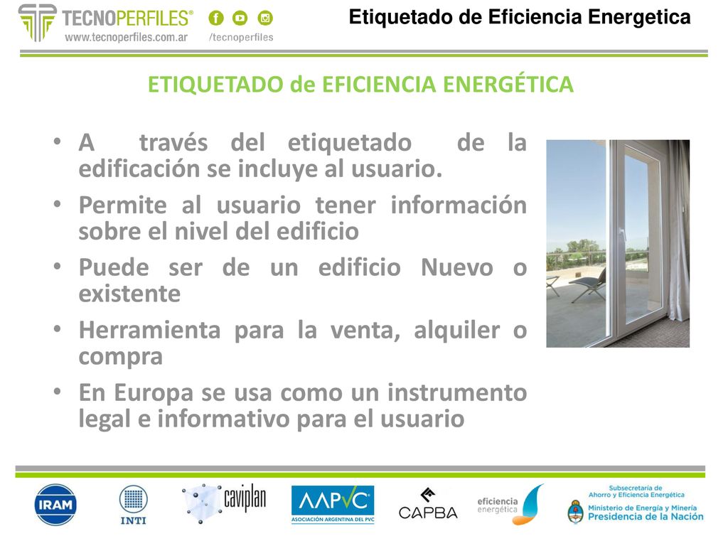 A través del etiquetado de la edificación se incluye al usuario.