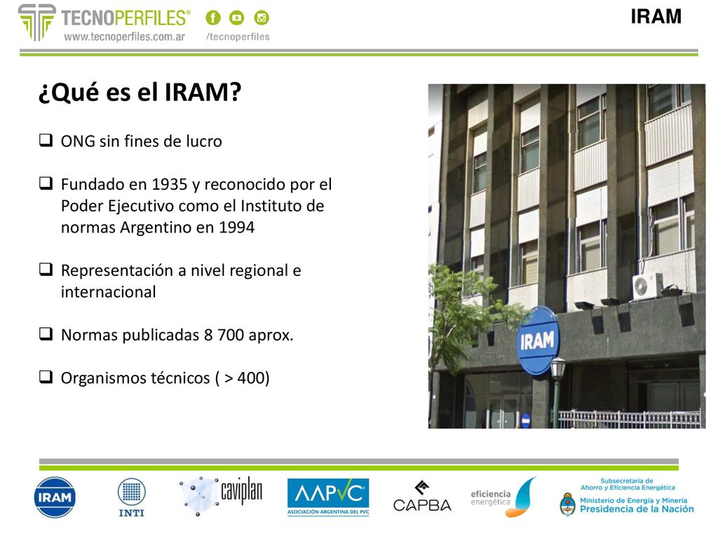 ¿Qué es el IRAM IRAM ONG sin fines de lucro