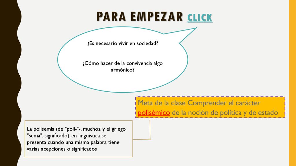 para empezar click ¿Es necesario vivir en sociedad ¿Cómo hacer de la convivencia algo armónico