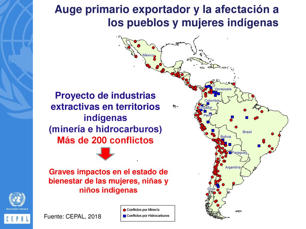 Auge primario exportador y la afectación a los pueblos y mujeres indígenas