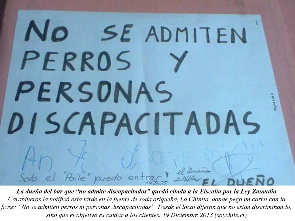 La dueña del bar que no admite discapacitados quedó citada a la Fiscalía por la Ley Zamudio