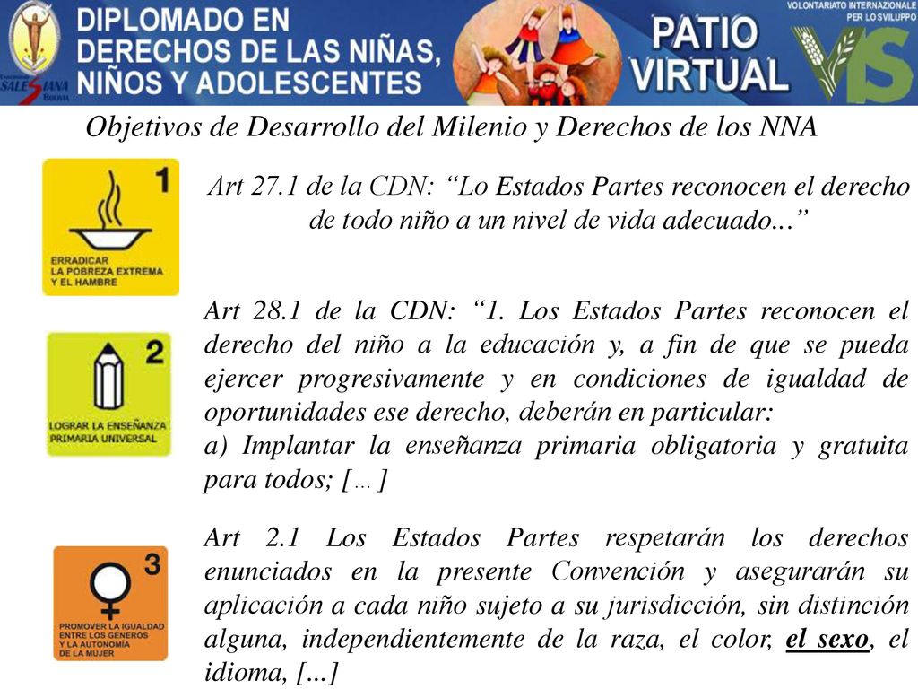 Objetivos de Desarrollo del Milenio y Derechos de los NNA