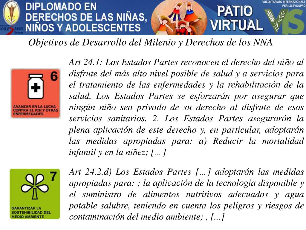 Objetivos de Desarrollo del Milenio y Derechos de los NNA