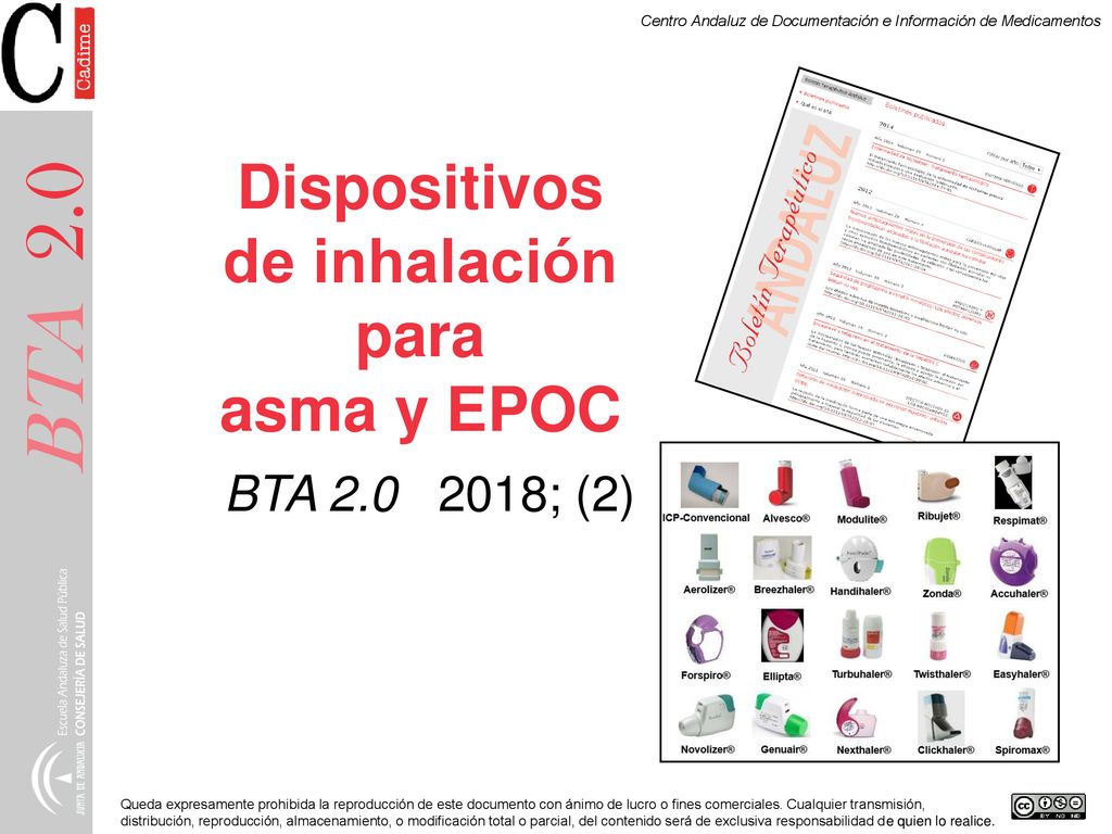 Dispositivos de inhalación para asma y EPOC BTA ; (2)