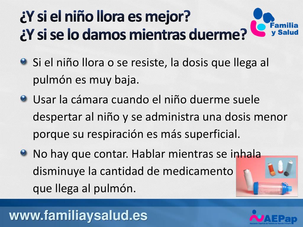 ¿Y si el niño llora es mejor ¿Y si se lo damos mientras duerme