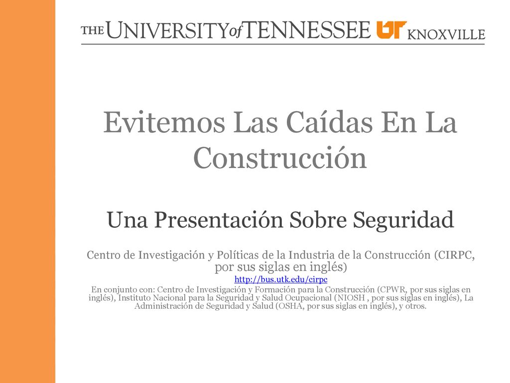 Evitemos Las Caídas En La Construcción Una Presentación Sobre Seguridad