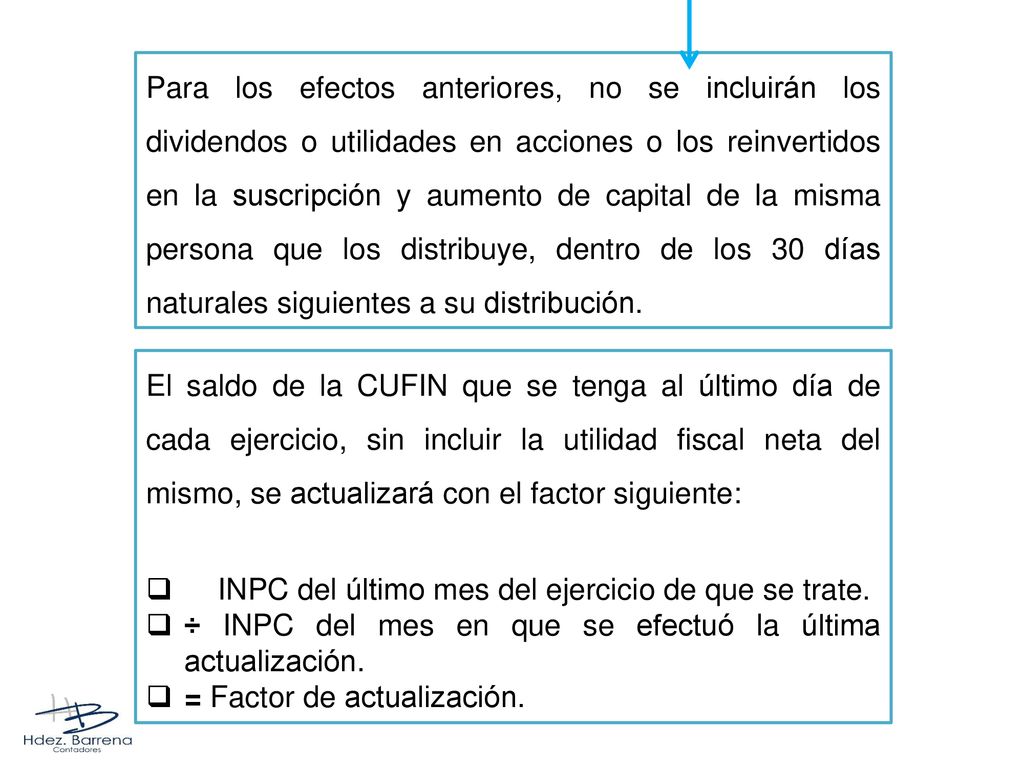 Para los efectos anteriores, no se incluirán los dividendos o utilidades en acciones o los reinvertidos en la suscripción y aumento de capital de la misma persona que los distribuye, dentro de los 30 días naturales siguientes a su distribución.