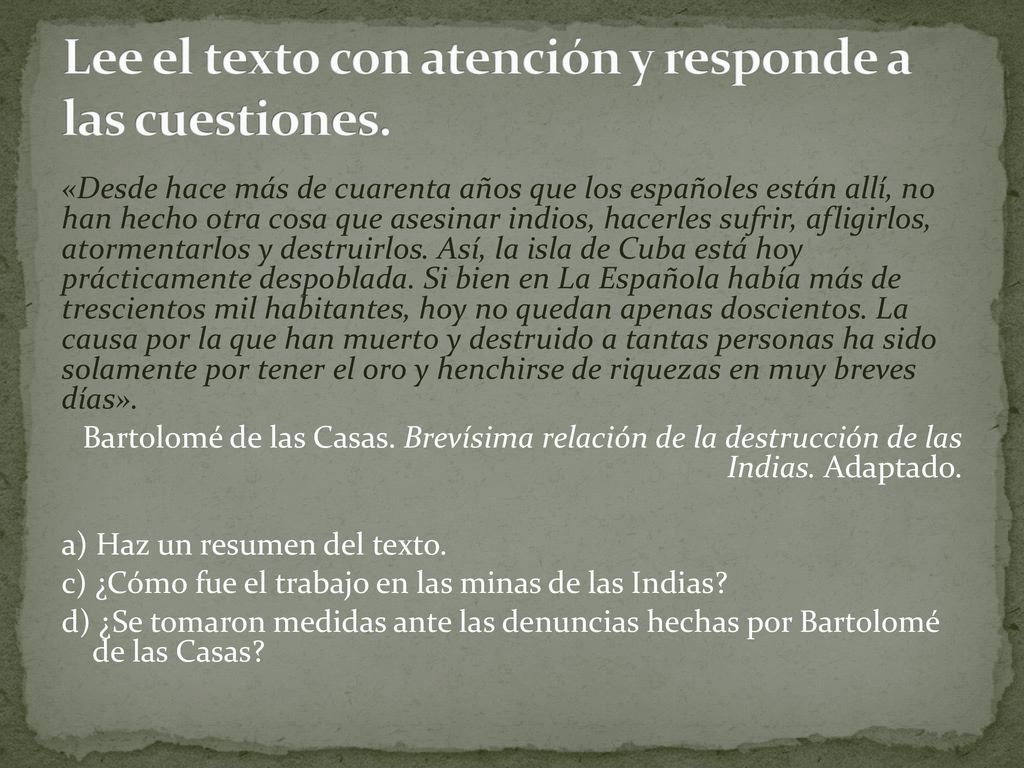 Lee el texto con atención y responde a las cuestiones.