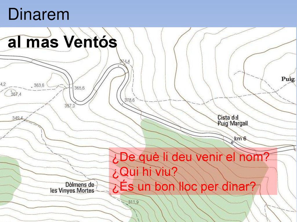 Dinarem al mas Ventós ¿De què li deu venir el nom ¿Qui hi viu