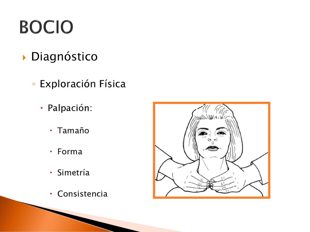 BOCIO Diagnóstico Exploración Física Palpación: Tamaño Forma Simetría