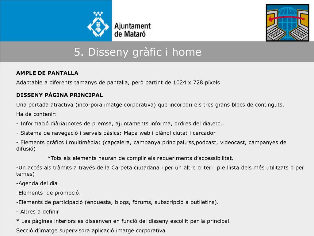 5. Disseny gràfic i home AMPLE DE PANTALLA