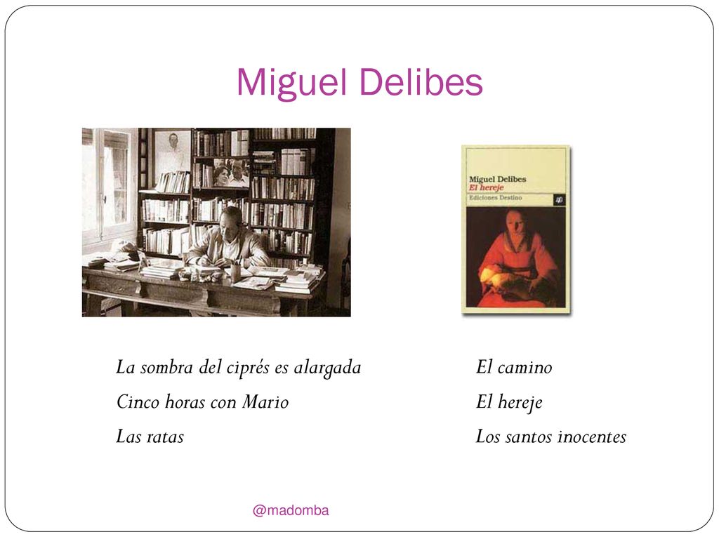 Miguel Delibes La sombra del ciprés es alargada El camino