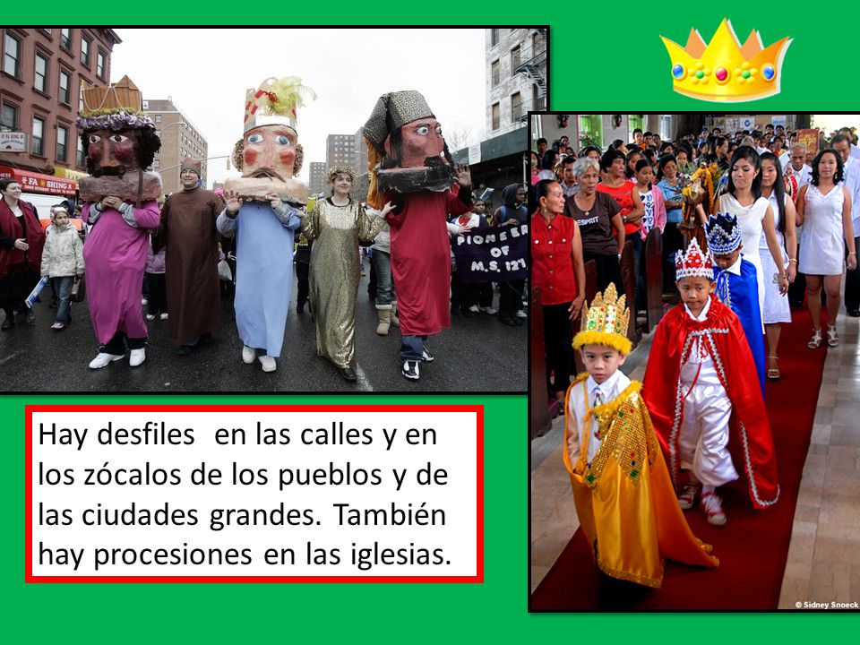 Hay desfiles en las calles y en los zócalos de los pueblos y de las ciudades grandes.