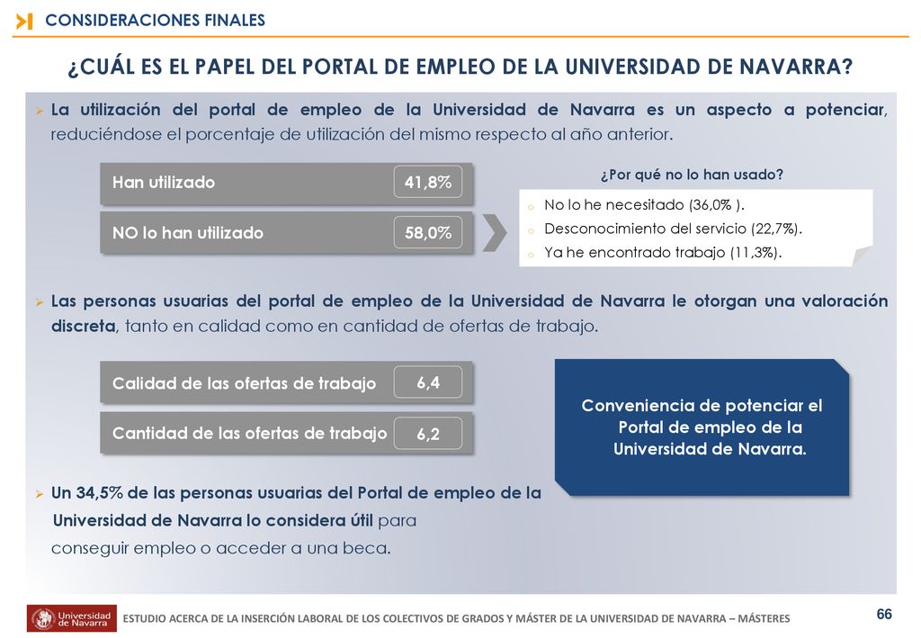¿CUÁL ES EL PAPEL DEL PORTAL DE EMPLEO DE LA UNIVERSIDAD DE NAVARRA