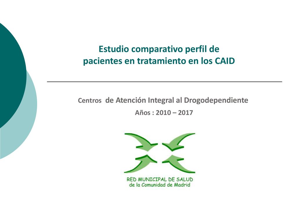 Centros de Atención Integral al Drogodependiente Años : 2010 – 2017