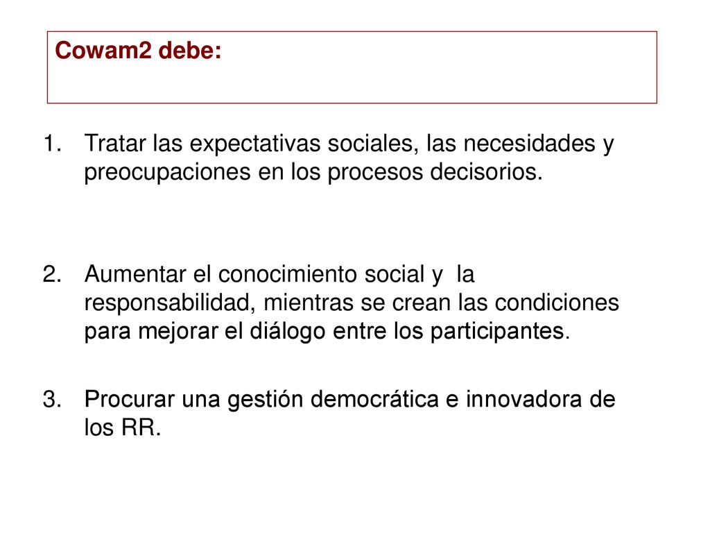 Procurar una gestión democrática e innovadora de los RR.