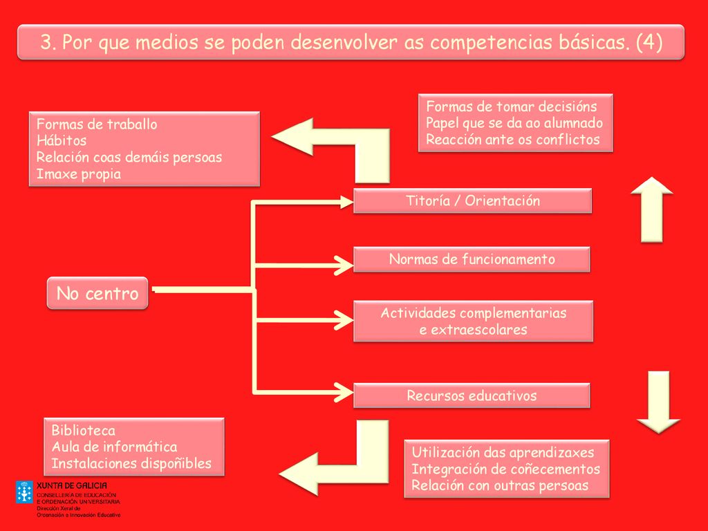 3. Por que medios se poden desenvolver as competencias básicas. (4)