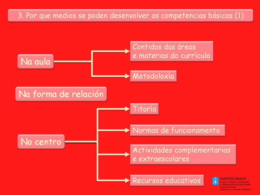 3. Por que medios se poden desenvolver as competencias básicas (1)