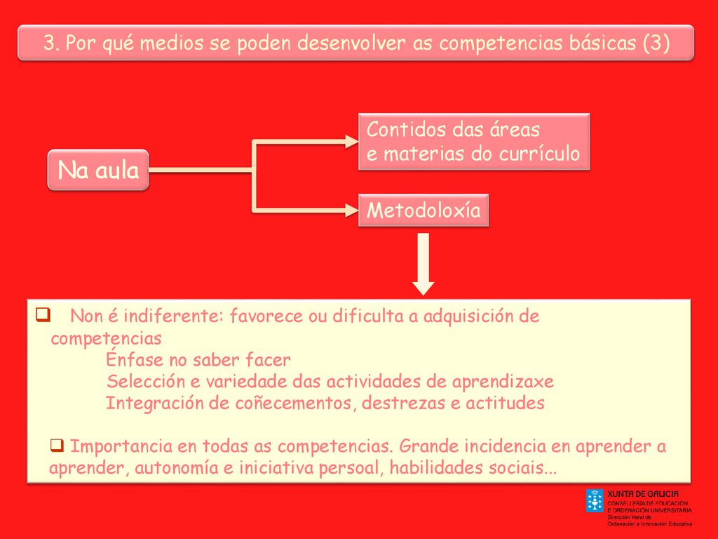 3. Por qué medios se poden desenvolver as competencias básicas (3)