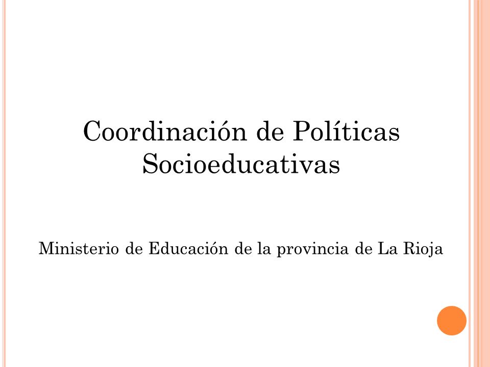 Coordinación de Políticas Socioeducativas