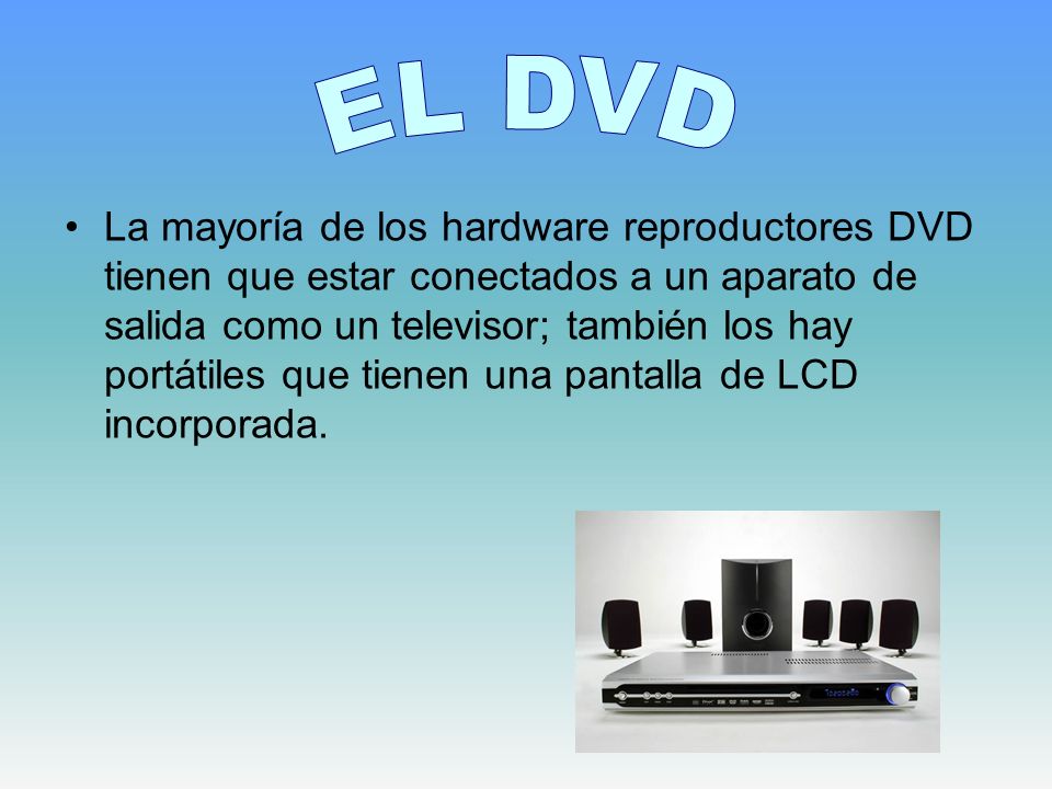 EL DVD