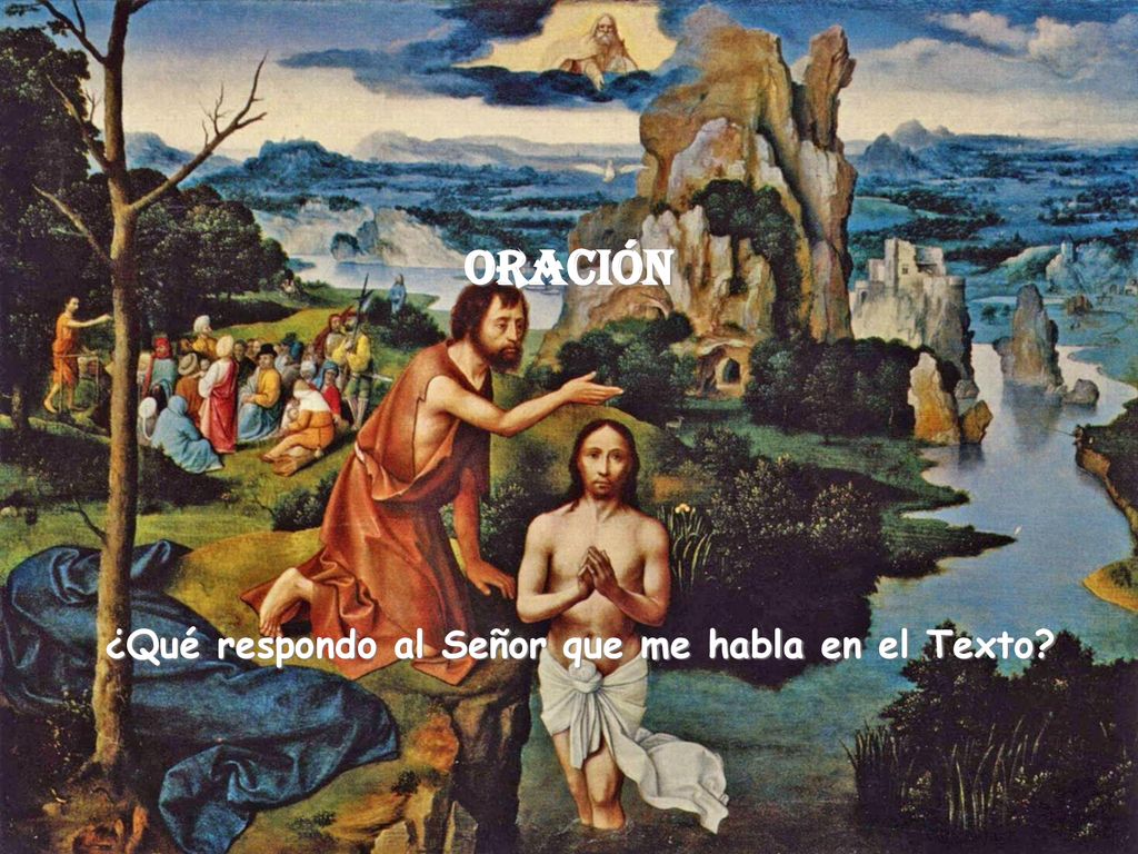 ¿Qué respondo al Señor que me habla en el Texto