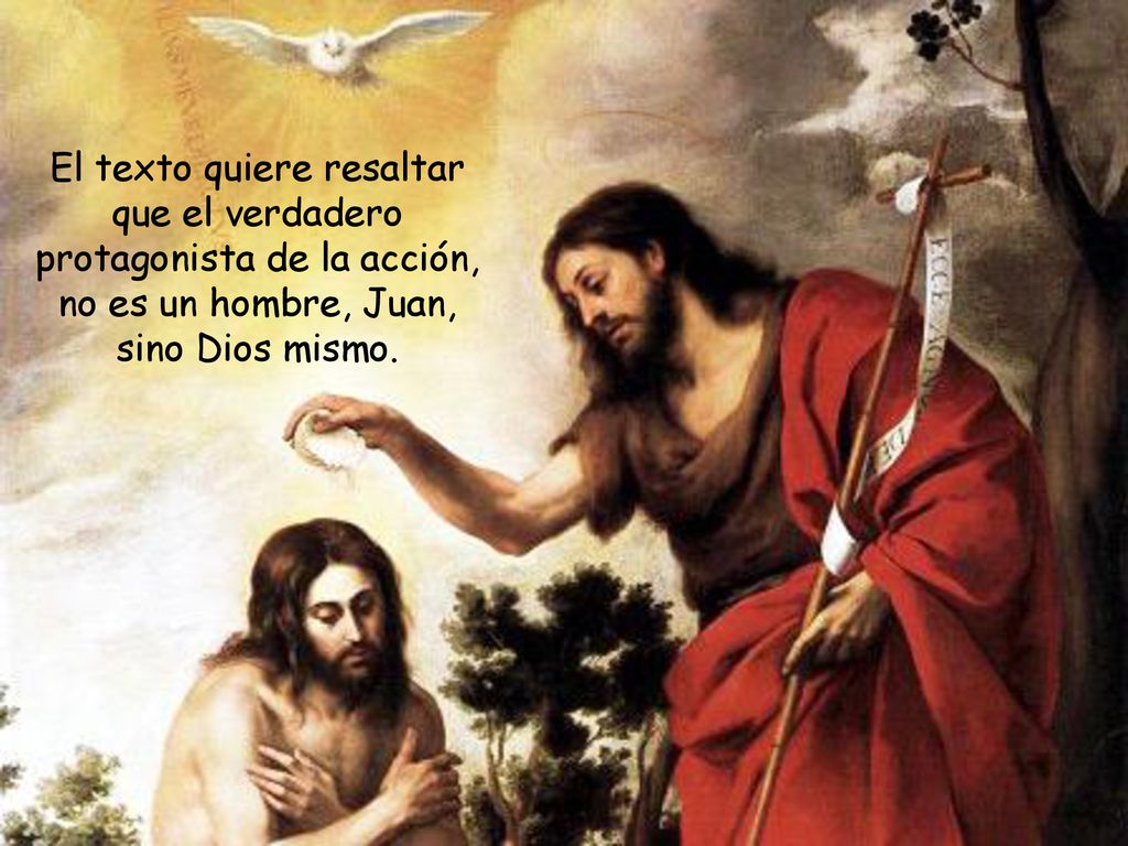 El texto quiere resaltar que el verdadero protagonista de la acción, no es un hombre, Juan, sino Dios mismo.