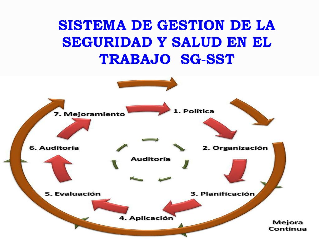 SISTEMA DE GESTION DE LA SEGURIDAD Y SALUD EN EL TRABAJO SG-SST