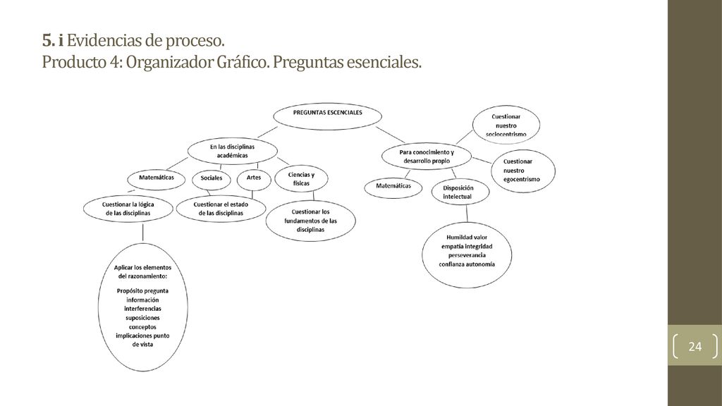 5. i Evidencias de proceso. Producto 4: Organizador Gráfico