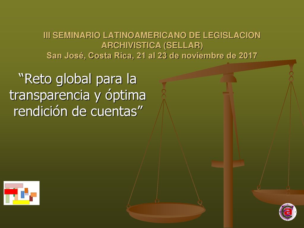 Reto global para la transparencia y óptima rendición de cuentas