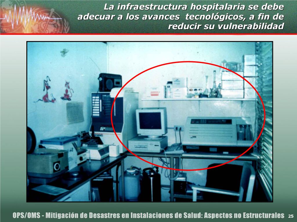La infraestructura hospitalaria se debe adecuar a los avances tecnológicos, a fin de reducir su vulnerabilidad