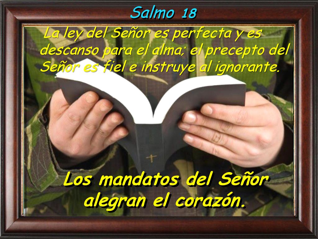 Los mandatos del Señor alegran el corazón.
