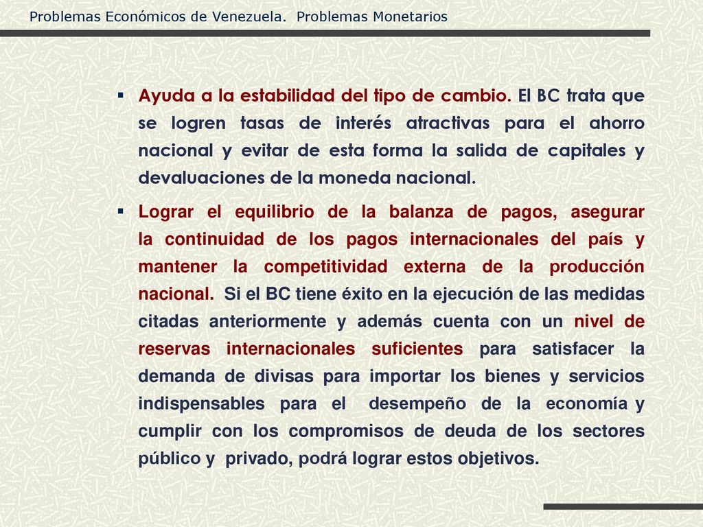 Ayuda a la estabilidad del tipo de cambio