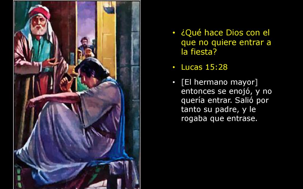 ¿Qué hace Dios con el que no quiere entrar a la fiesta
