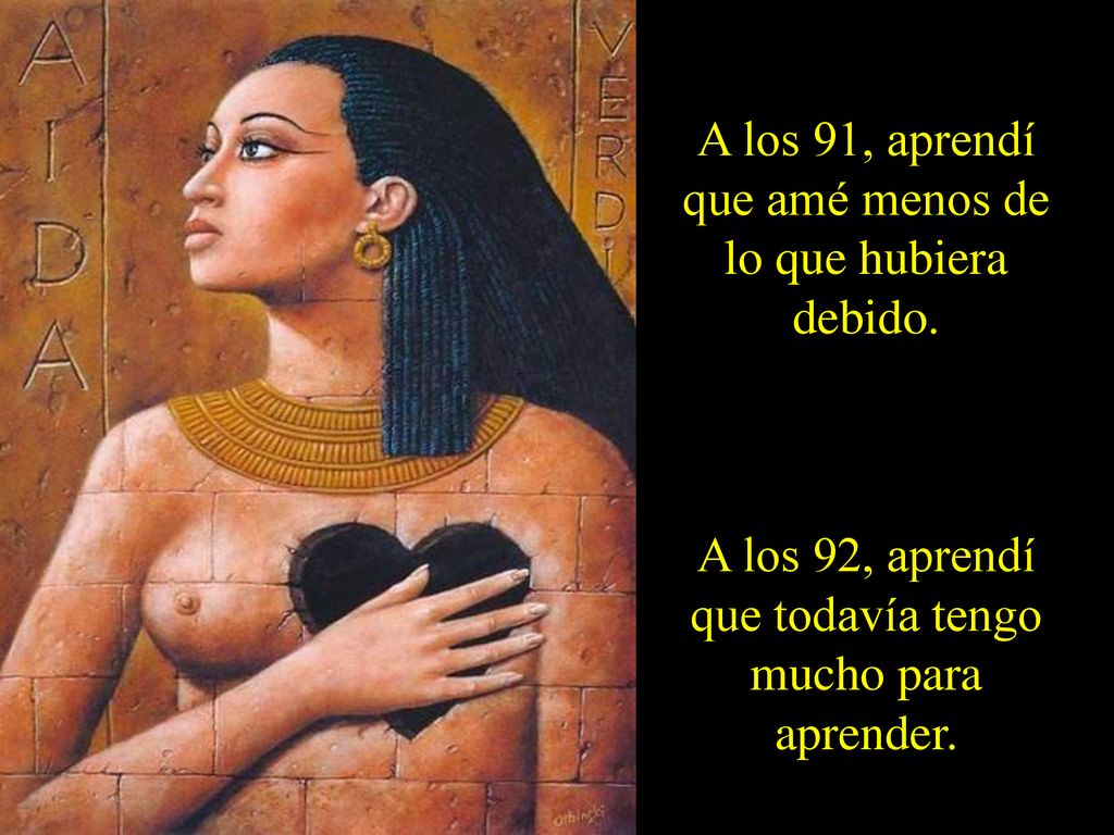 A los 91, aprendí que amé menos de lo que hubiera debido.