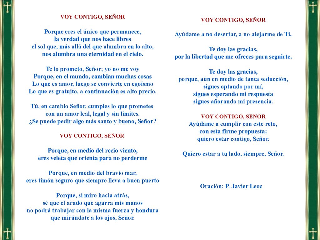 Porque eres el único que permanece, la verdad que nos hace libres