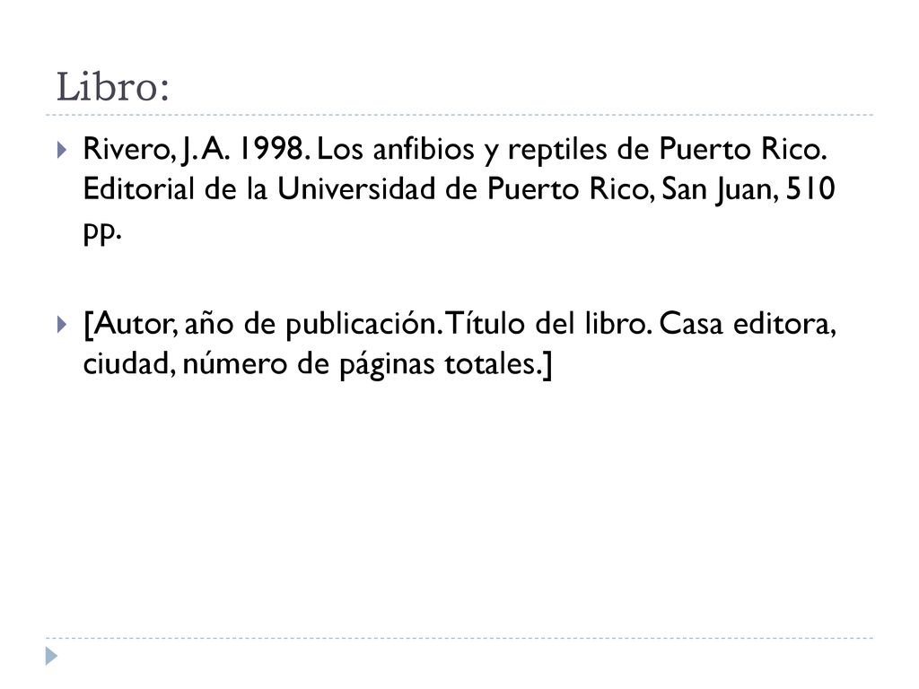 Libro: Rivero, J. A Los anfibios y reptiles de Puerto Rico. Editorial de la Universidad de Puerto Rico, San Juan, 510 pp.