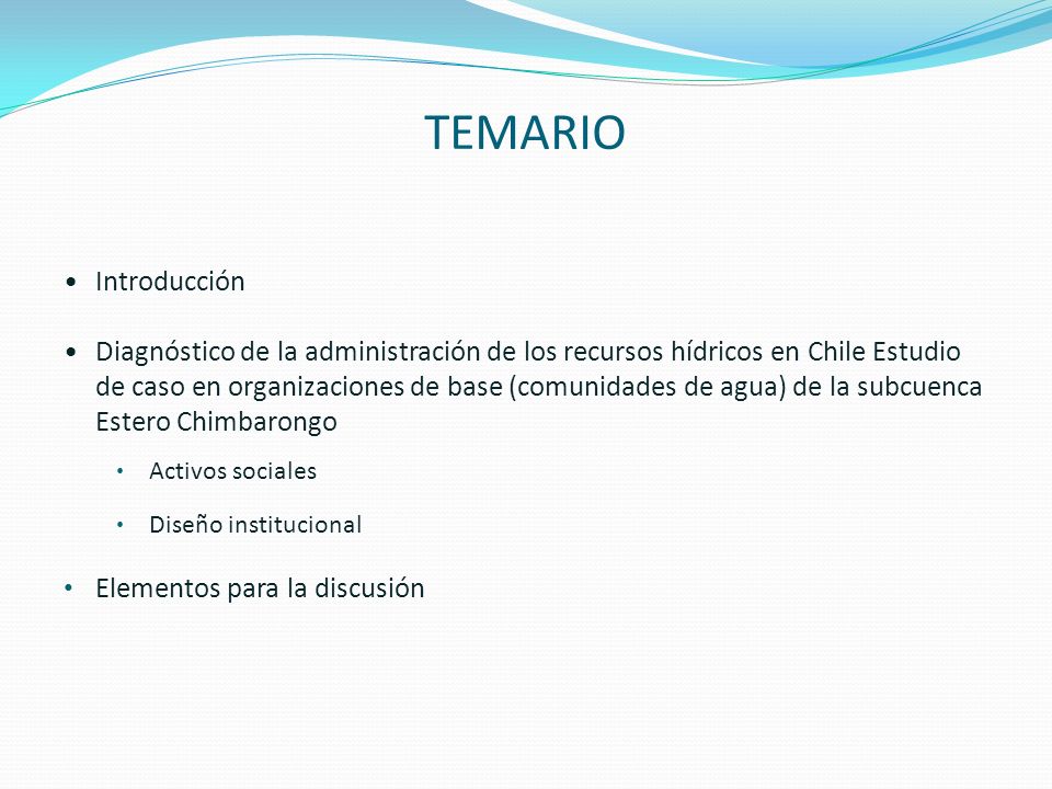 TEMARIO Introducción.