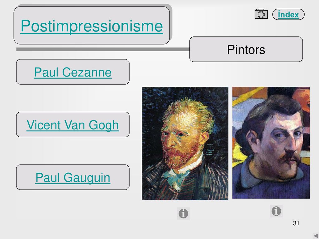 Postimpressionisme Pintors Paul Cezanne Vicent Van Gogh Paul Gauguin