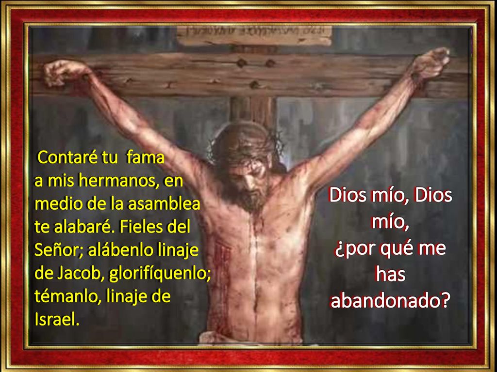 Dios mío, Dios mío, ¿por qué me has abandonado