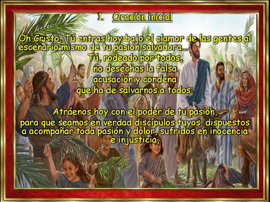 que ha de salvarnos a todos: Atráenos hoy con el poder de tu pasión,