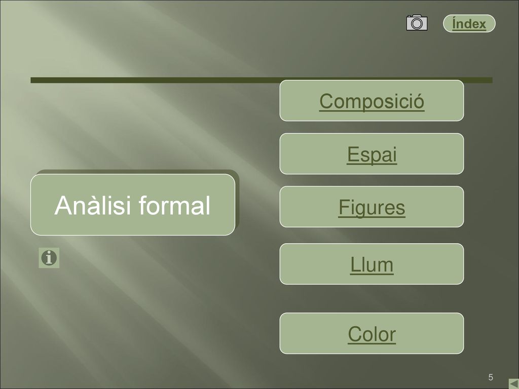 Composició Espai Anàlisi formal Figures Llum Color